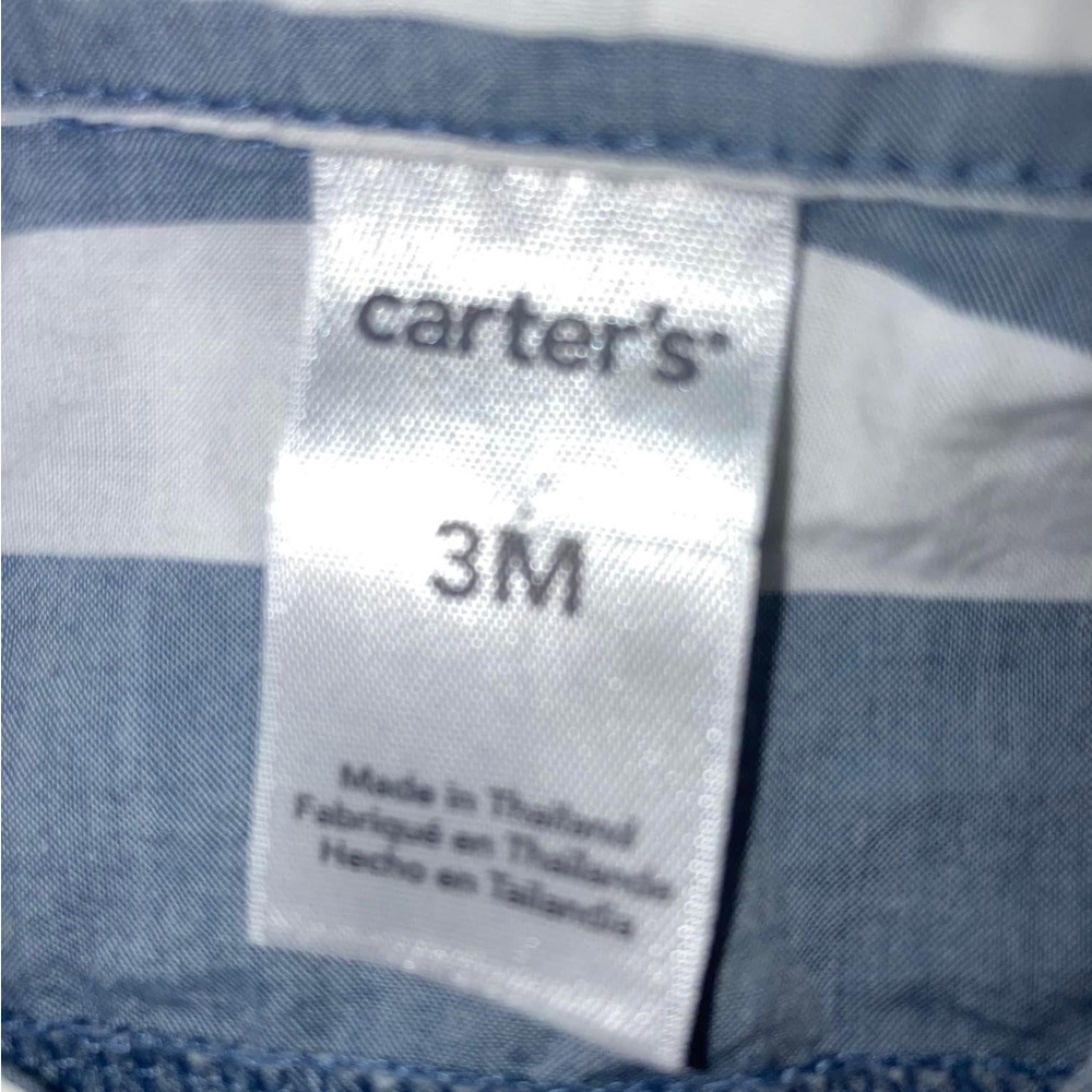 Carters Boy Flannel Onesie 3 Months